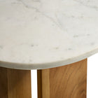 Modway Tarin Acacia Wood and Marble Side Table - Natural-8
