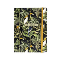 Hilroy Botannical Birds Journal - 6" x 8" - 96 Sheets-Durable hard cover with botanical jungle design