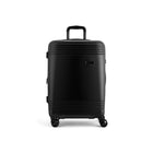 Bugatti 3-Piece Hardside Luggage Set - ABS - Black-Double 360-degree spinner wheels (8 wheels)