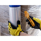 OLFA SK-10 Concealed Blade Safety Knife with Replaceable Blade-Cuts shrink wrap, polypropylene strapping, stretch wrap, plastic sheeting, bubble roll, leather, nylon, belting, sacks, bags, tape slitting and more