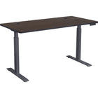 Motionwise 60" Electric Height Adjustable Standing Desk - Walnut-Surface: 30-inches by 60-inches