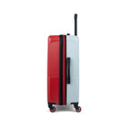 Reebok Time Out 26" Hardside Spinner Luggage - Red-Zipper-release expansion system for 20% more packing space