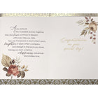 Rosedale Gold Wedding Greeting Cards/Envelopes - 5-1/2" x 8" - Glitter Hearts - 6 Pack-Printed on premium uncoated paper