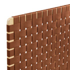 Modway Sparta Weave Vegan Leather Twin Headboard - Natural Brown-Assembly Required