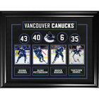 Vancouver Canucks Current Player Best of the Best Collage - Framed Print - 36" x 28"-Premium print framed