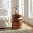 Zuo Kollam Side Table - Walnut-Maximum Weight Capacity: 20