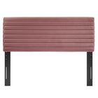Modway Tranquil Channel Tufted King/California King Headboard - Dusty Rose-Dense Foam Padding