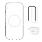 AXS Starter Kit - Ultra Clear MagSafe Case, Screen Protector & 30W Charger for Pixel 10a-Drop-tested, scratch resistant phone case with shock absorbing air pockets  