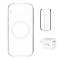 AXS Starter Kit - Ultra Clear MagSafe Case, Screen Protector & 30W Charger for Pixel 10a-Drop-tested, scratch resistant phone case with shock absorbing air pockets  