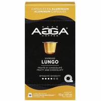 Agga Lungo Nespresso Compatible Capsules - Medium - 10 Pack-Compatible with Nespresso OriginalLine - Medium - Capsule - Lungo - Kosher - 10 / Box
