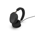Jabra Evolve3 85 UC USB-A PAD-Powered by a 6‑microphone boomless array with AI‑enhanced ClearVoice processing and adaptive ANC technologies