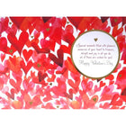 Rosedale Gold Valentine's Day Greeting Cards & Envelopes - 5-1/2" x 8" - Many Hearts - 6 Pack-Printed on premium uncoated paper