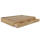 Nexera 3-Drawer Storage Bed Frame - Queen Size - Natural Maple-Can be paired with different Nexera queen size headboards to create a complete bed set. (sold separately)