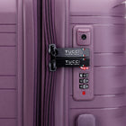 TUCCI Lussore 20" Hardside Carry-On Luggage - Purple-Deluxe Interior – Organized, high-quality lining. A deluxe, fully lined interior with multiple compartments to keep your belongings neatly arranged