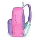 Roots Recycled Backpack  - 22.5L - Colour Block Logo - Pink Purple-Spacious Capacity: With a 22.5L interior, there’s plenty of room for books, supplies, a lunch bag, and more