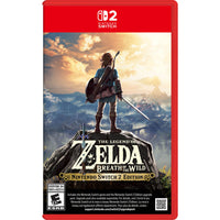 The Legend of Zelda: Breath of the Wild - Nintendo Switch 2 Edition-Travel across vast fields, through forests, and to mountain peaks as you discover what has become of the kingdom of Hyrule - and step into a world of discovery, exploration, and adventure that’s been upgraded with performance enhancements in The Legend of Zelda