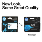 HP 951 Cyan Original Ink Cartridge (CN050AN)-HP Printer compatibility: HP Officejet Pro 251, 276, 8100, 8600, 8610, 8615, 8620, 8625, 8630.