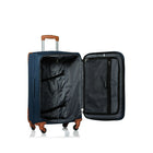 Champs Luggage Classic Collection 3-Piece Soft Side Set, Navy (C5010-Navy)-Expandable feature on 24" and 28" cases