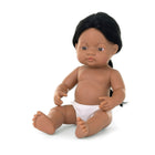 Miniland Anatomically Correct 15" Baby Doll - Native American Boy-Made of soft vinyl, extremely resilient and flexible
