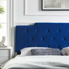 Modway Juliet Tufted Performance Velvet King/California King Headboard - Navy-Dense Foam Padding