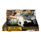 Mattel Jurassic World Gigantic Thrasher Dino Assortment-Gigantic Thrasher! Each dinosaur is brought to life with this Jurassic World figure with 2 rampage actions and a body evolution feature, for offensive and defensive power