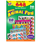 TREND Animal Fun Sparkle Stickers Variety Pack - 2 Packs of 648-Fun assortment in each jumbo pack. Great for party favors, storytelling, and awards, too!