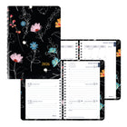 Blueline 2026 Dramatic Floral Weekly/Monthly Planner with Printed Cover - 8'' x 5'' - Bilingual-12-Month: January 2026 to December 2026