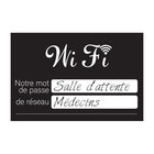 Cosco WiFi Password Sign - 6" x 4" - French Text-Designed for indoor use, the compact 6" x 4" size is ideal for desks, counters, and reception areas