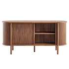 Modway Cadence 63" Curved Sideboard - Walnut-9