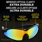 Bell + Howell Tacvisor Anti-Glare Polarized HD Anti-UV Windshield Sun Guard and Sunglasses Kit-Extra durable frame: bendable one size fits most frame built for comfort and durability, easy to put on and take off for everyday use