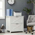 Vinsetto Vertical Filing Cabinet with Hanging Bars for A4 Size for Home Office - White-Hanging bars to store A4 size files