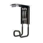 Gator Magnetics 2.5" MIDI Closed Magnetic Hook - 25 lb Capacity - Black-Ideal for wall storage and organization to hang items in the workshop, garage, home, pole barn or shed. Securely attaches to steel surfaces commonly found inside or outside.  Gives flexibility to position and hang your specific tools, equipment, and other items wherever you need them.  Securely grips to steel cabinets, racks, lockers, toolboxes, steel doors, shed walls, refrigerators, freezers, work benches, steel vehicles & equipment, 