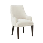 Manhattan Comfort Beever Modern Chenille Upholstered Dining Chair and Arm Chair Set - Cream - Set of 6-9