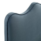 Modway Athena Stain-Resistant Performance Velvet Full Size Headboard - Cadet Blue-7