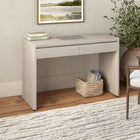 Hudson&Canal Ashcroft 48'' Desk - Alder White-Product Dimensions: 20" L x 47.63" W x 31" H