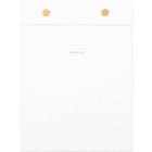 Mead West Village Flip Up Journal - 8" H x 6" W - 80 Sheets-Secure Closure: Double magnetic top closure keeps pages neat and protected