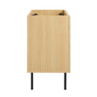 Modway Chaucer 30" Bathroom Vanity Cabinet - Oak-Rattan Weave Doors