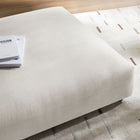 Modway Solace Modular Upholstered Fabric Ottoman - Salt-Sinuous Spring Support