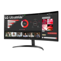 LG 34" 21:9 Curved Ultrawide QHD Monitor With Freesync - 34WR51QC-B-34" Curved 3440 x 1440