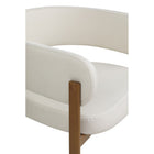 Brassex Bailey Visiting Chair - Set of 2 - Cream-Premium fabric cover