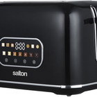 Salton Digital 2 Slice Toaster - Black-6 smart preset functions -one-touch convenience for all your favorites—bagel, waffle, pastry, and more! 