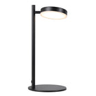 Dainolite Fia Modern Desk Lamp - Matte Black-Lamp Head rotates to desired position