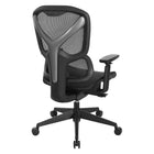 Pro-line II High Mesh Back And Mesh Seat Ergonomic Chair - Black-Self adjusting 4-to-1 synchro tilt, backrest lock and anti-kickback