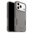 OtterBox Commuter Compatible with MagSafe Case with Camera Control for iPhone 17 Pro Max - Cottonwood Glen Brown-Port covers block dust and dirt