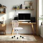 Homy Casa Beige Fabric Swivel Desk Chair-Perfect Gift Choice: Ideal for birthdays or Christmas, appealing to both boys and girls