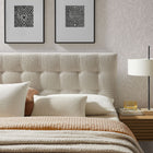 Modway Lily Upholstered Full Size Headboard - Dove-Dense Foam Padding