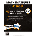Dynamic Math British Columbia French - Grade 4-Math book contains clear and concise instructions, straightforward examples, and practice questions with answer key