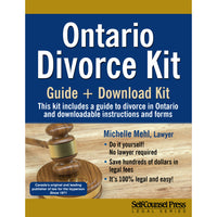 Self-Counsel Press Ontario Divorce Kit [Digital Download]-Self-Counsel Press is the premier source for do-it-yourself law and small business books. Our books, ebooks, and form kits are designed to help you help yourself. All of our legal titles are written by lawyers who practise in the field they are writing about. Our business books are written by experts on the topic. People who have “been there, done that” in the businesses they write about, and know how to clearly and simply describe what they have lea