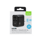 LOGiiX World Traveler XL 30W Travel Adapter - Black-6