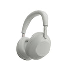 Sony WH1000XM6 Wireless Noise Cancelling Headphones - Platinum Silver-Long Battery Life and Convenient Charging – Up to 30 hours of playback, with up to 3 hours of music using 3-minute quick charge. Bluetooth and audio cable charging supported